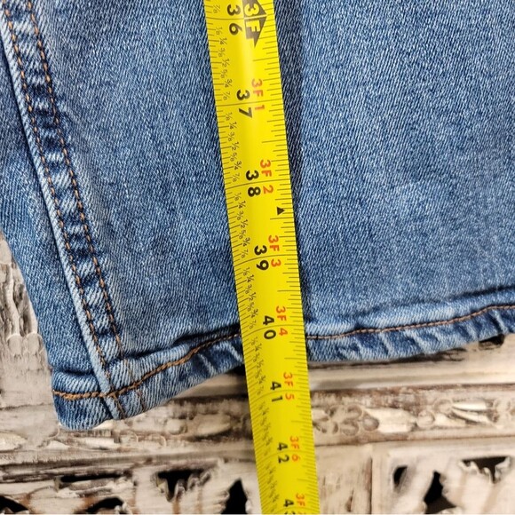 Saddlebred Distressed Blue Denim Tapered Fit Mens Size 36/30 - Picture 8 of 11